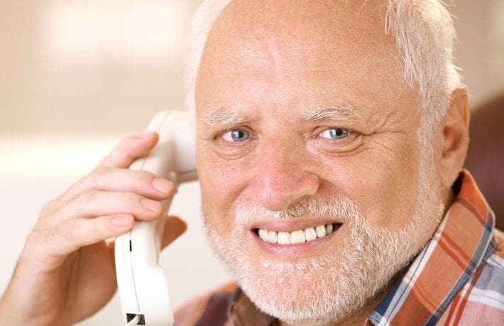 Hide The Pain Harold meme template