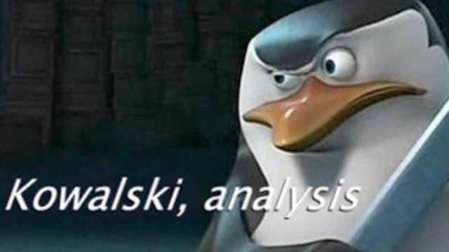 Kowalski meme template