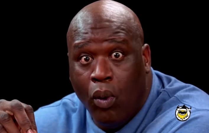 Surprised Shaq meme template