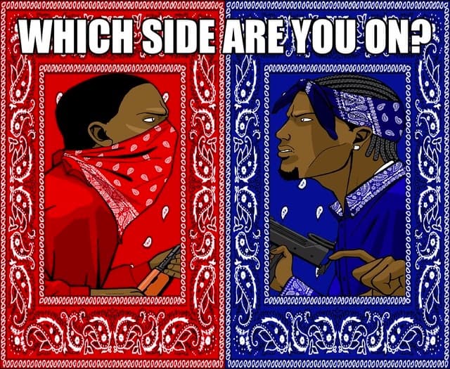 Which Side Are You On? meme template