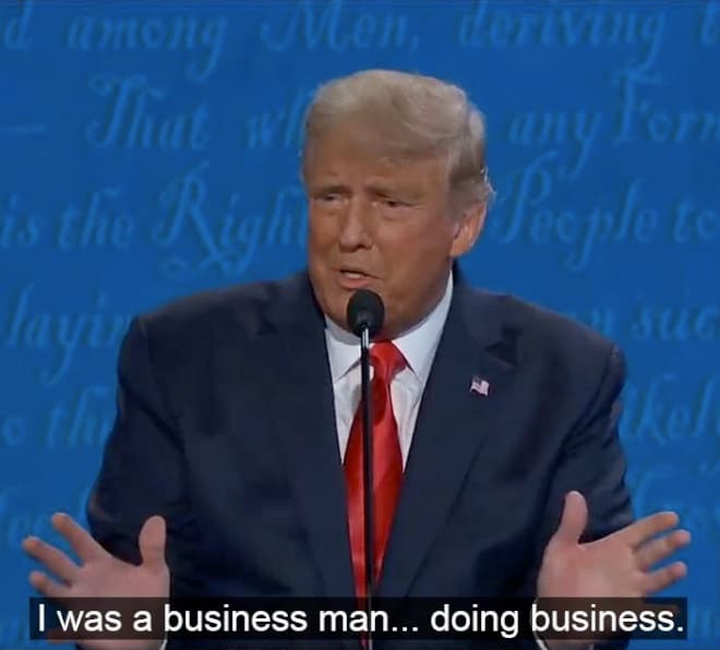 I Was a Business Man Doing Business meme template