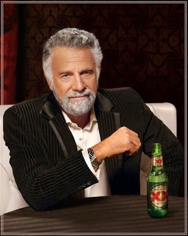The Most Interesting Man in the World meme template