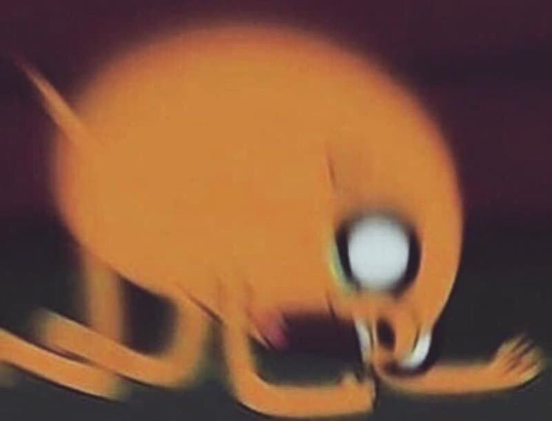 Screaming Jake meme template