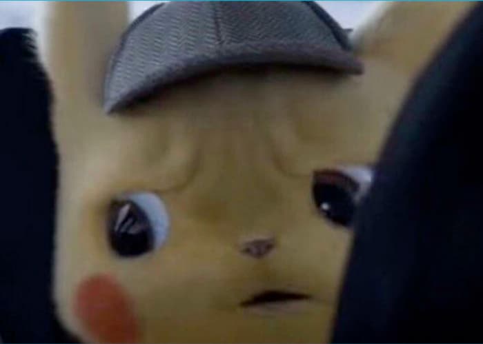 Unsettled Pikachu meme template