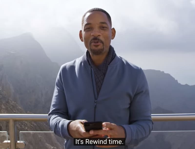 It's Rewind time meme template