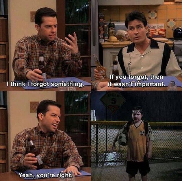 I Think I Forgot Something meme template