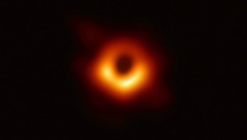 First Image of Black Hole meme template