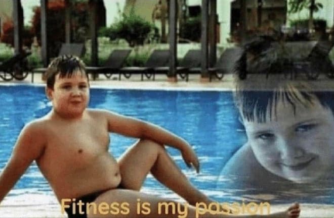 Fitness is My Passion meme template